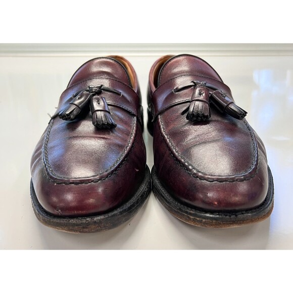 Allen Edmonds Wingham Tassel Loafers 10B Burgundy Oxblood Leather USA main image 9